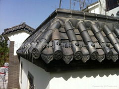 Chinese temple roofing material clay roofing tiles