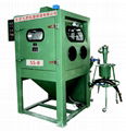 SS - 8 drum type wet sandblasting machine 1