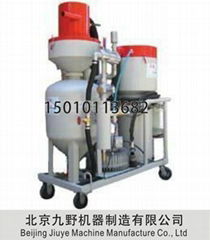 Automatic recycling and dustlessblasting sandblasting machine