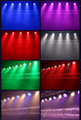 18 pcs 10w LED par RGBW 4in1 full color wedding uplights dj disco LED par light