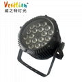 18 pcs 10W 4 in1 LED Outdoor Waterproof Par Light