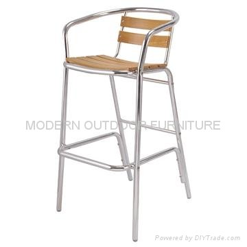 Outdoor bar furniture -Aluminum bar stools 2