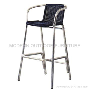 Outdoor bar furniture -Aluminum bar stools 3