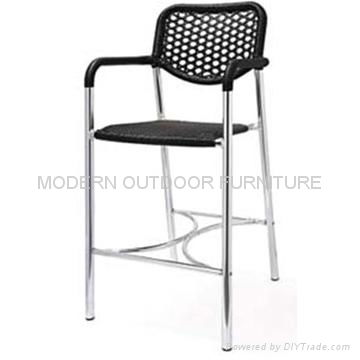 Outdoor bar furniture -Aluminum bar stools 4