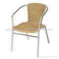 Outdoor rattan furniture-Aluminum rattan chair 1