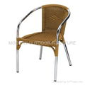 Outdoor rattan furniture-Aluminum rattan chair 2