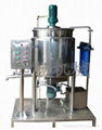 Liquid detergent production machine