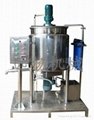 Liquid detergent production machine group