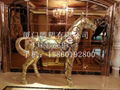 Tyrant Golden Horse Sculpture 3