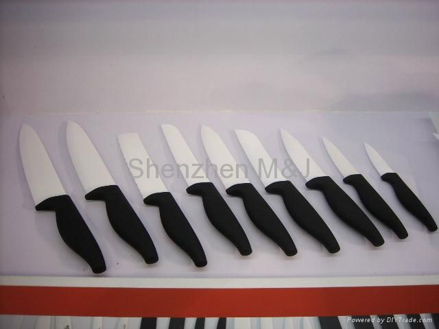 White ceramic kitchen knife (Elegance series)
