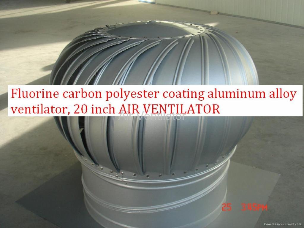 Fluorocarbon coating aluminum alloy ventilator