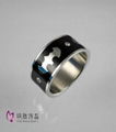 Black Bat Steel Ring