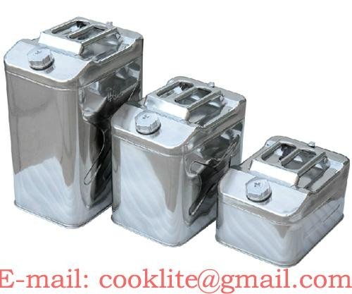 Stainless Steel Petrol Diesel Jerry Can Fuel Container 2