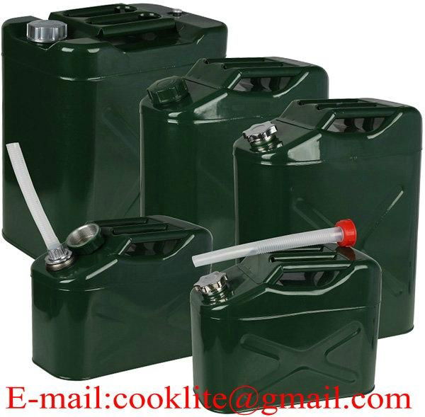 Square Jerry Can with Inner Oil Spout