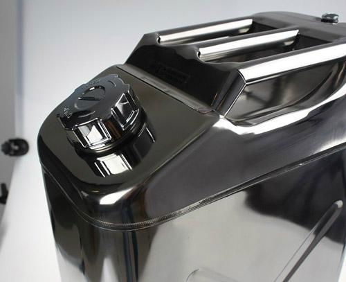 Stainless Steel Jerry Can 20L Petrol Diesel Water Container  4