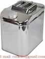 304 Stainless Steel Jerry Can 30L Water/Fuel Storage Motorbike Boat 4WD