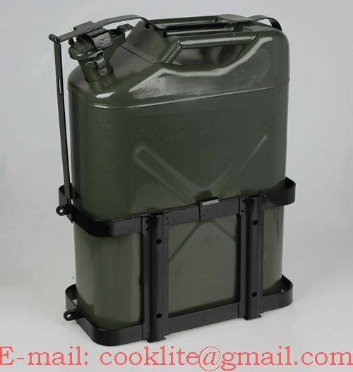 Nato Military Style Jerry Can 20L Army Style Metal Steel Liquid Storage Container 20 Liter Green Fuel Jerry Can