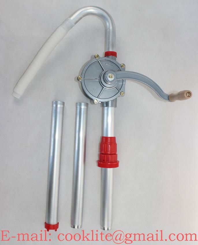 Aluminum Rotary Barrel Pump / Hand Pump - 32mm 29L/Min 3