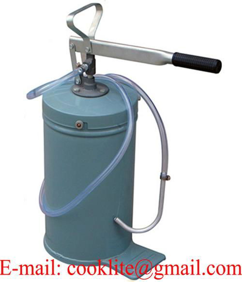 Hand operated high volume lubrication bucket lever action grease pump - 5L 3