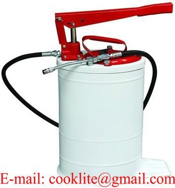 Oval bucket grease pump 20L