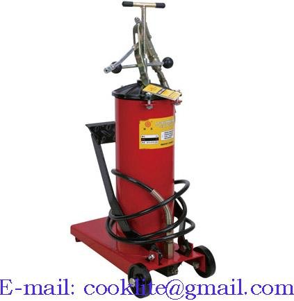 Wheeled manual grease lubricator pedal pump - 12L
