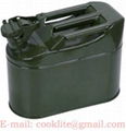 Jerry Can Steel Gasoline Gas Fuel Tank 5 Litre