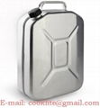 Fuel Gas Aluminum Tank Military Style Jerry Can 20 Litre