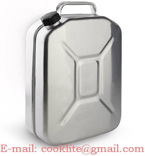 Premium Aluminum Jerry Can 20L Water/Fuel Storage Motorbike Boat 4WD