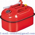 Jerry Can Horizontal Gasoline Fuel Can Metal Gas Tank 20 Litre