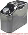 Jerry Can Diesel Petrol Oil Water Storage Stainless Steel Can 10 Litre