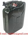 5 Gallon Jerry Can Gas Fuel Steel Tank Military Style 20L Can with Spout