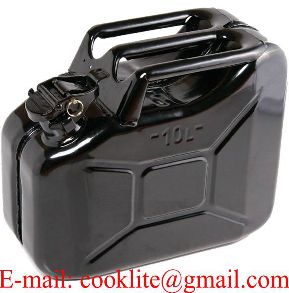 NATO Metal Gas Can / Military Steel Gasoline Can 10 Litre