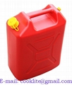 Plastic Spill Proof Jerry Can Gas Tank 5 Gallon