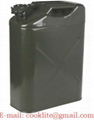 Benzine/diesel Jerrycan metaal 20 liter groen UN-keur