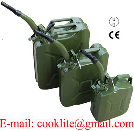 NATO Military Jerry Can with Rigid Pouring Spout / Nozzle