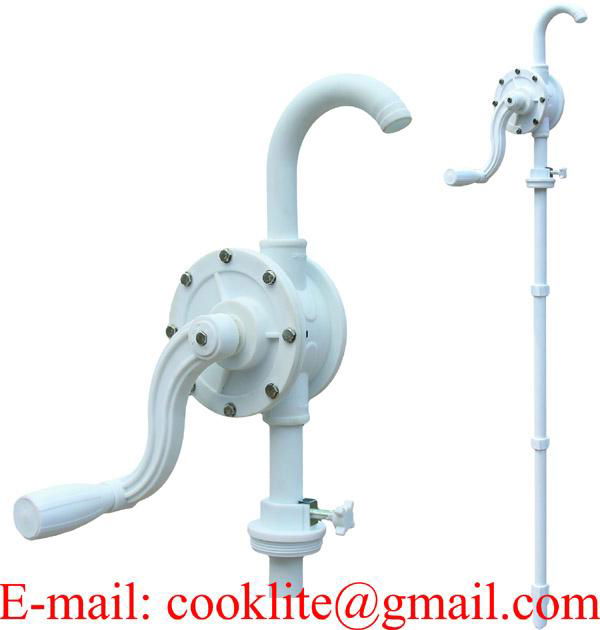 Plastic Rotary Drum Pump / Adblue Hand Barrel Pump