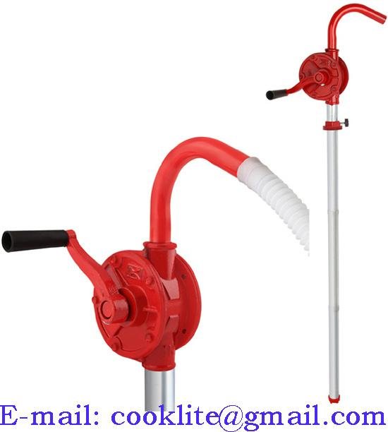 Pompa rotativa in ghisa ad azionamento manuale specifiche per tutti i tipi di oli