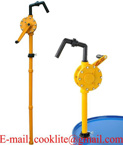 Ruční hliníkové rotační čerpadlo pumpa do sudu na naftu a olej  5