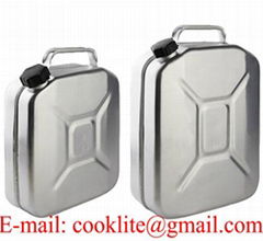 Aluminum Jerry Gerry Can Vertical Fuel Diesel Petrol Tank Carrier with Screw Cap