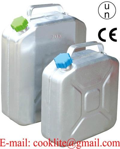Aluminum Jerry Can Fuel Petrol Diesel Tank Water Container 