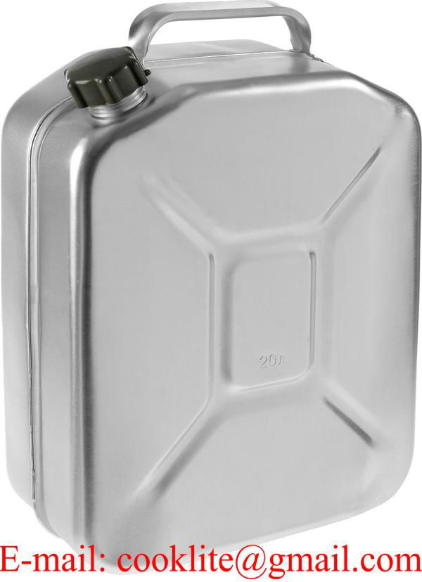 Aluminum Jerry Can For Storage And Transportation Of Gasoline And Other  Liquid fuels 20L