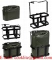 Steel Jerry Can Rack / Holder for 10L/20L Vertical NATO Metal Jerry Cans