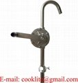 304 Stainless Steel Hand Operated Rotary Drum Pump