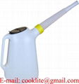 PE Plastic Oil Measuring Jug with Flip Cap