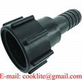 IBC Tank Hose Adapter DIN 61 Drum Fitting/Coupling Connector with 1-1/4" Hose Tail