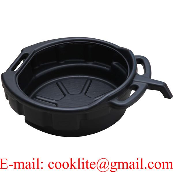 10 Litre Plastic Oil Drain Pan Fluid Drip Tray For Car Repair