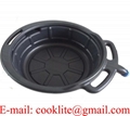 17L PE Plastic Oil Drain Pan Portable