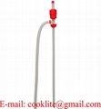 DP-20 Plastic manual siphon fuel gas liquid water transfer pump fluid dispenser - 22mm