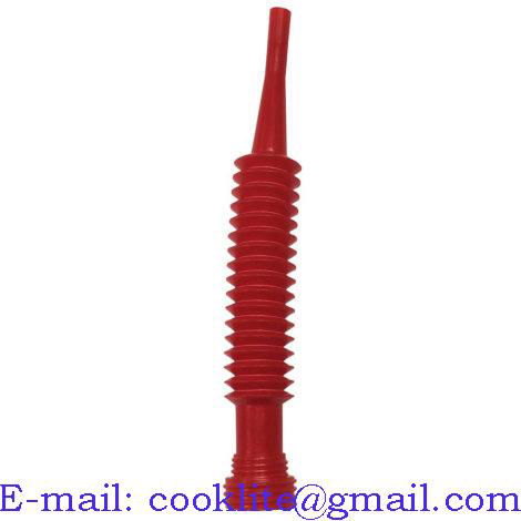 Polypropylene ( PP ) Flex-O-Spout Red Flexible Pour Spout Funnel King Type 2