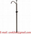 T-Handle 304 Stainless Steel Vertical Lift Drum Pump with PP Piston & PTFE seals